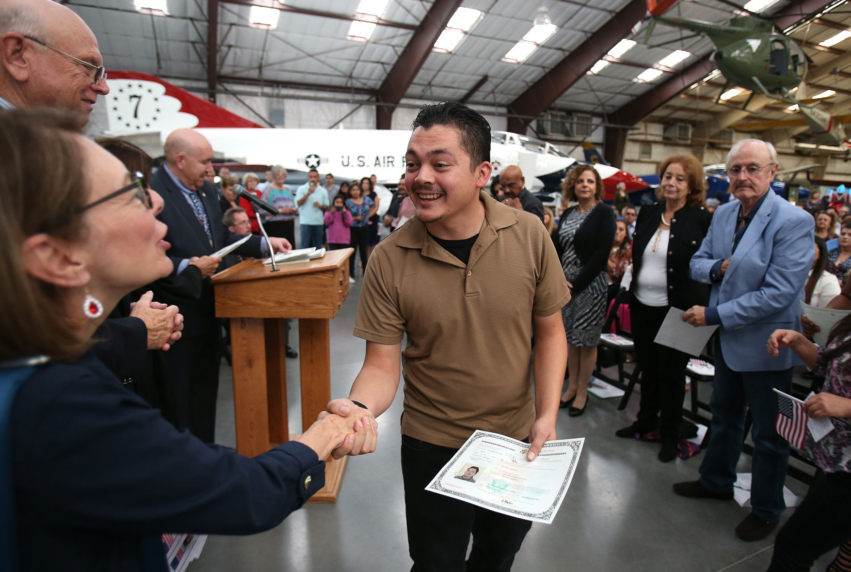 Naturalization ceremony